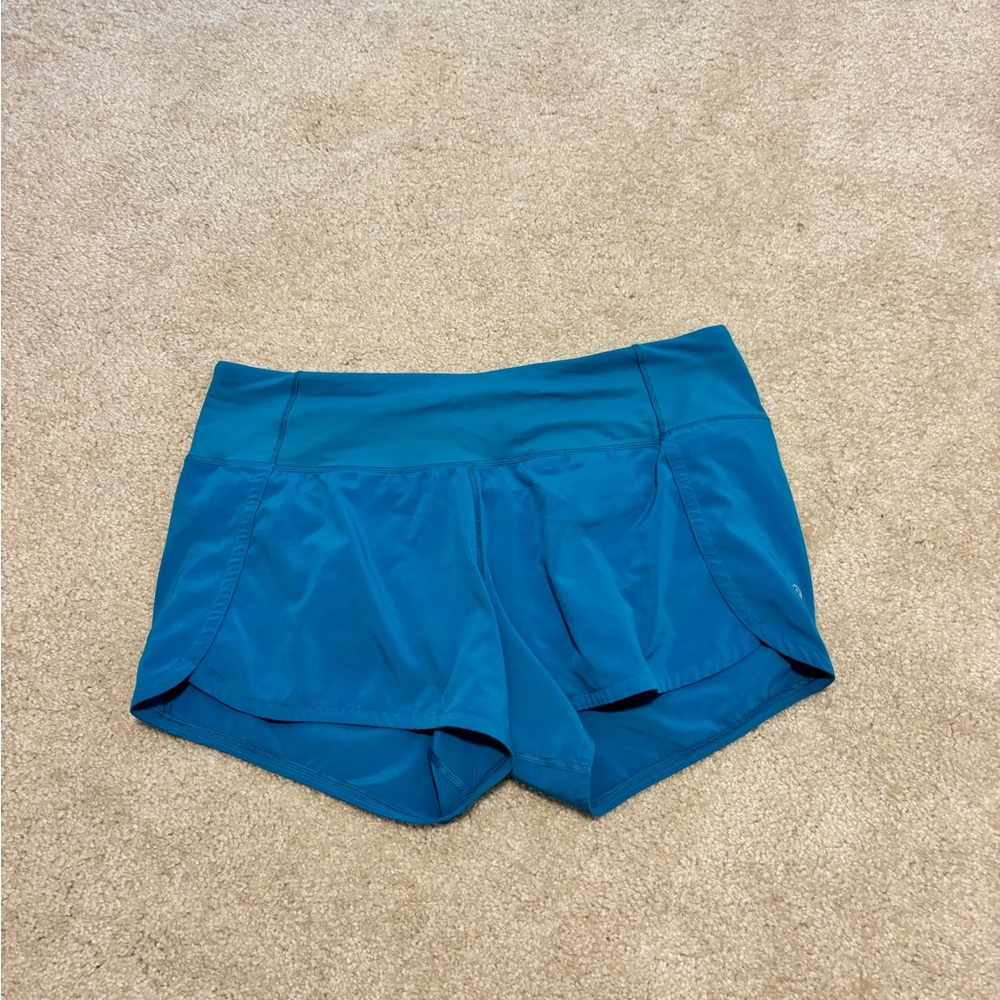 Lululemon Athletica Teal Athletic Shorts